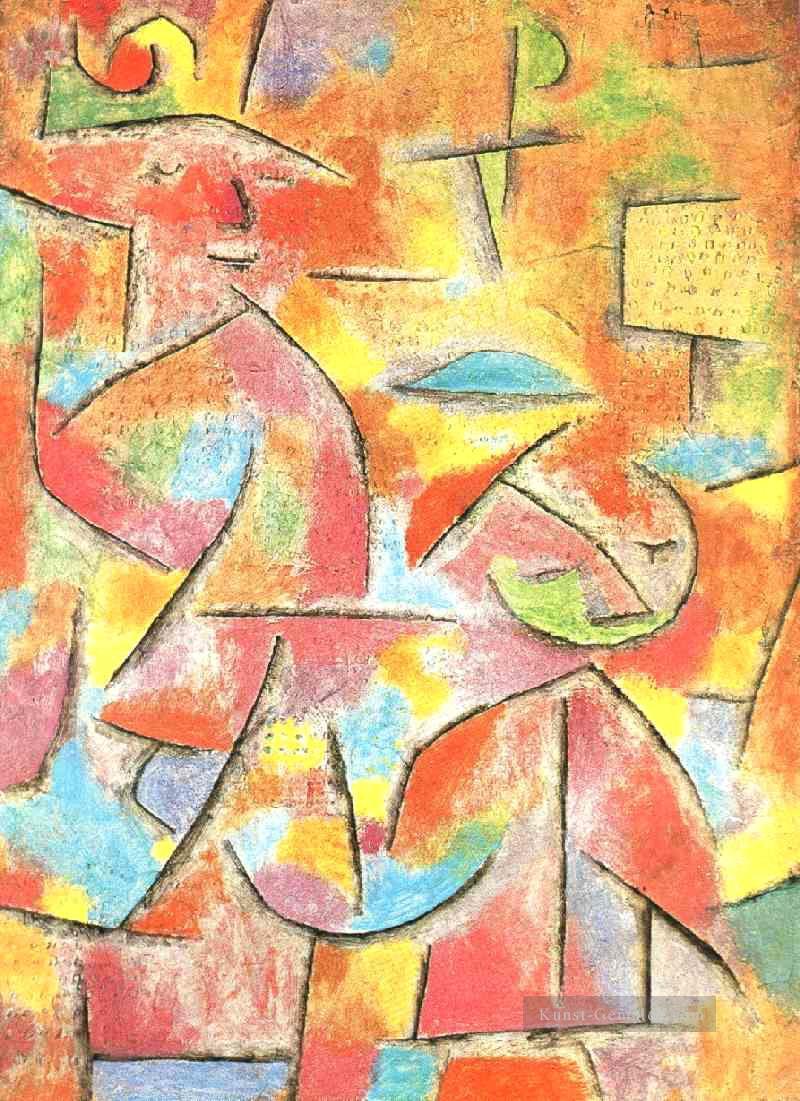 Kind und Tante Paul Klee Ölgemälde